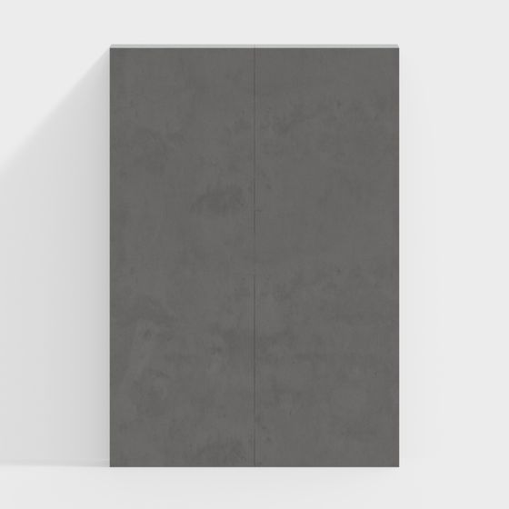 Low Polygon Concrete Wall 3D model for Creative Projects