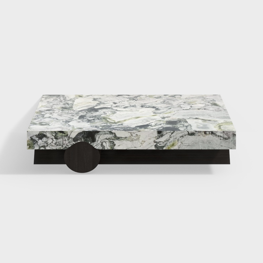 Elegant Marble Coffee Table 3D model