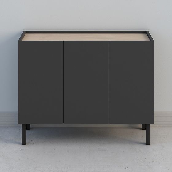 Comoda Arista Black 110 cm