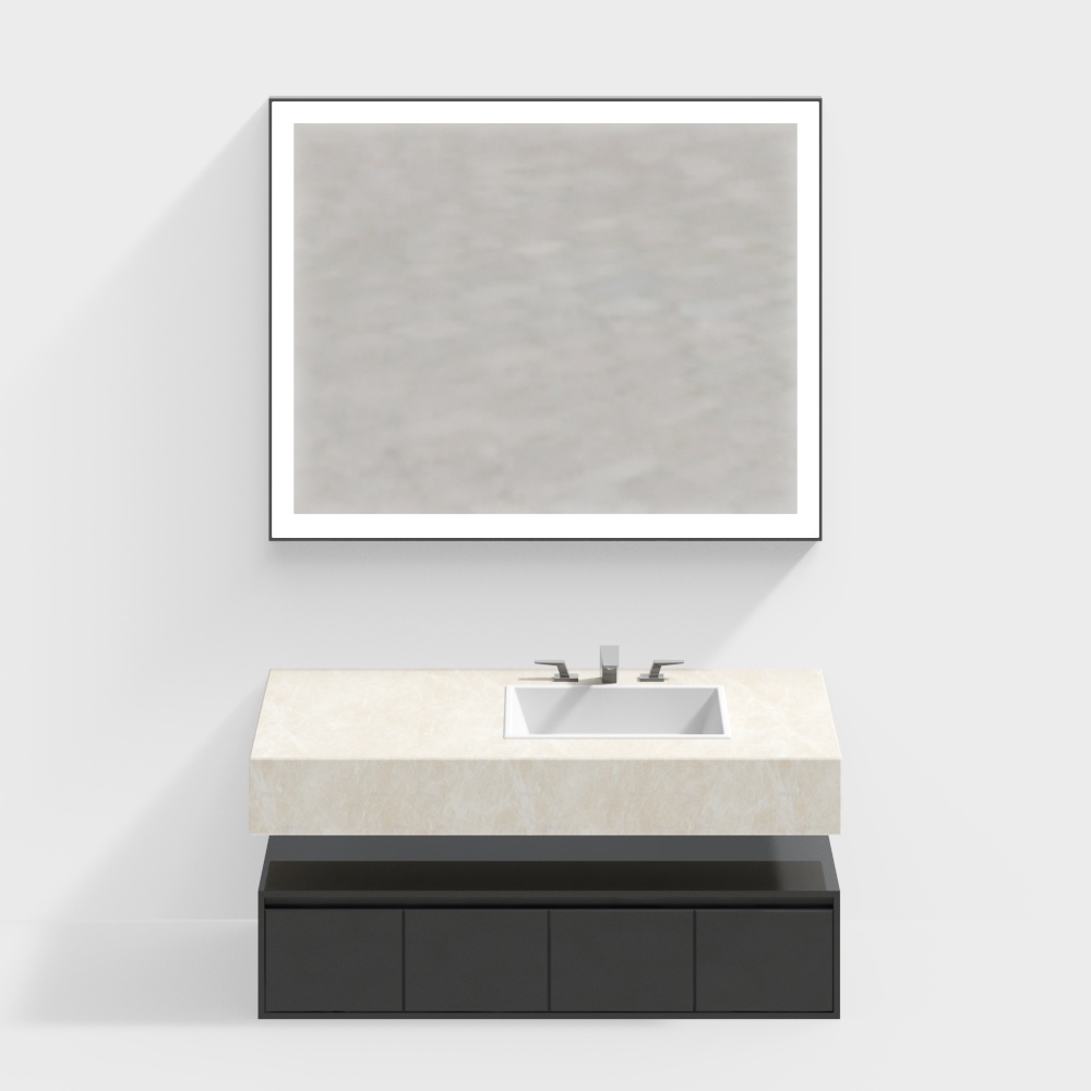 Gabinete de baño combinado-gabinete de baño