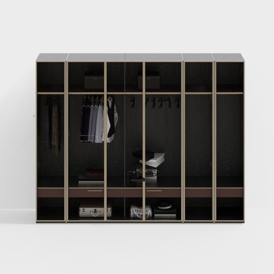Urban Closet 3D model - Embrace Modern Minimalism