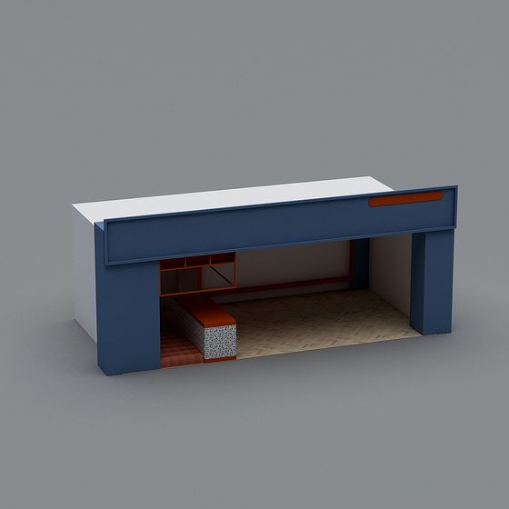 Urban Workstation 3D model