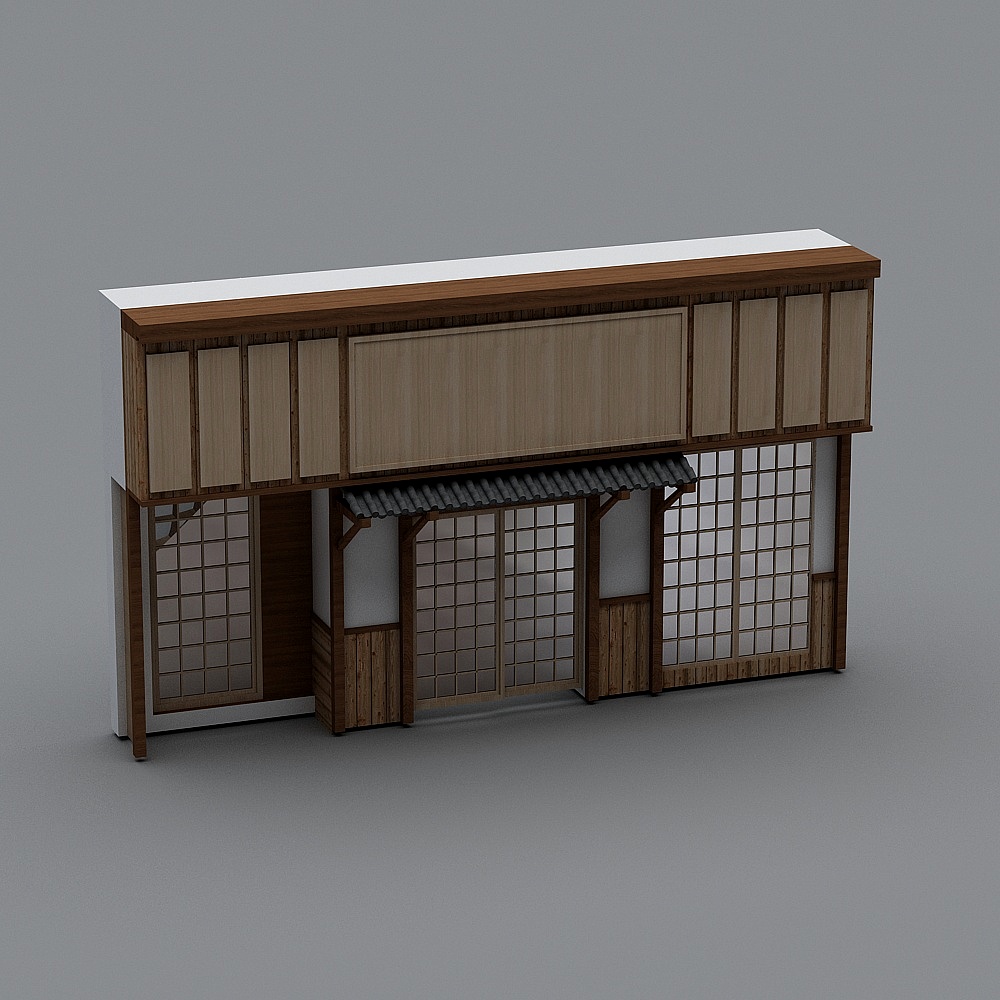 Japanese style facade
