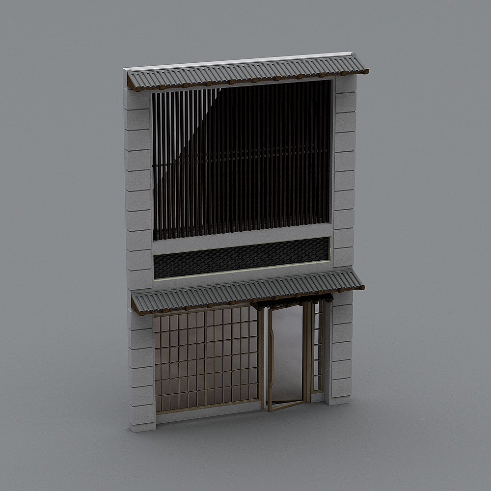 Japanese style facade