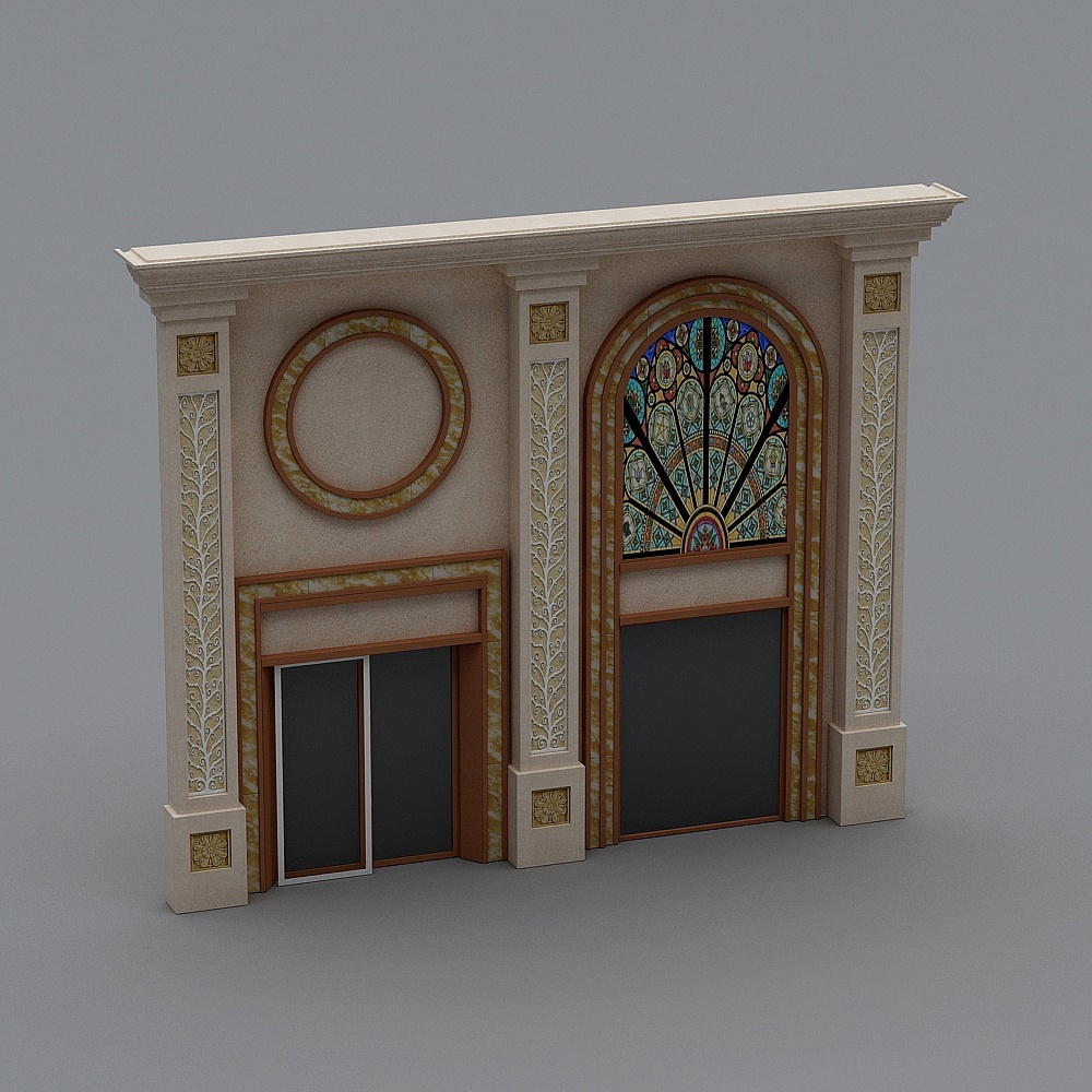 European style facade