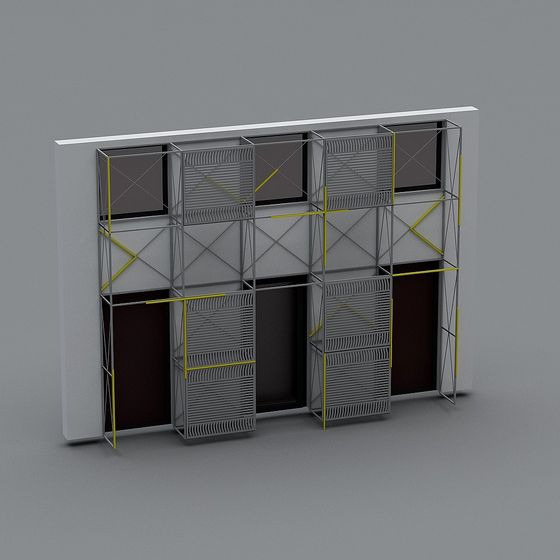 City Window 3D model - Unique Urban Design