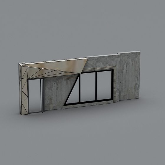 Futuristic Low-Poly 3D Model for Creative Projects