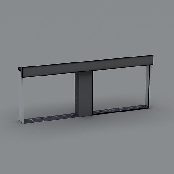 City Window 3D model - Modern Minimalist Design