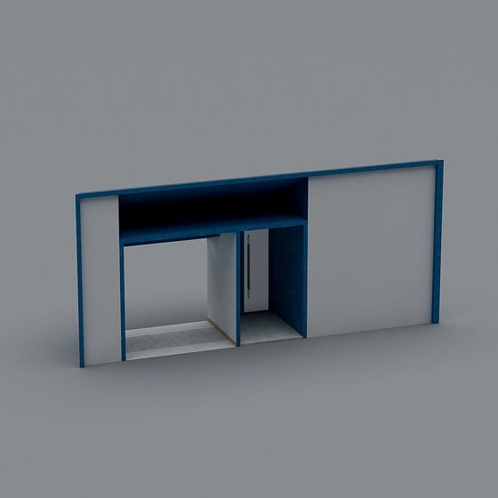 City Gate 3D model for Modern Urban Designs