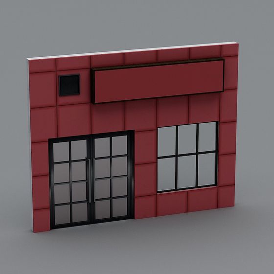 City Window 3D model for Urban Designs