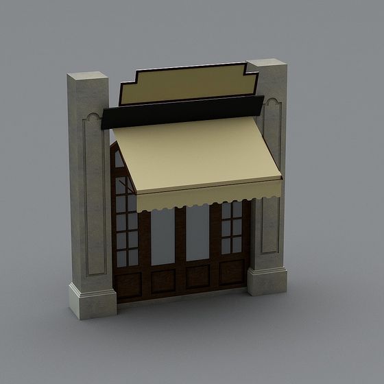 Vintage Shop 3D Model