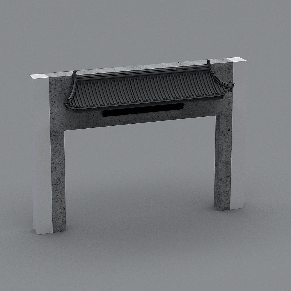 New Chinese style facade