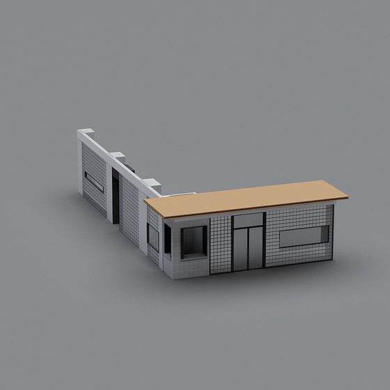 Urban Grid House 3D model