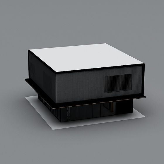 Urban Window Low-Poly 3D model