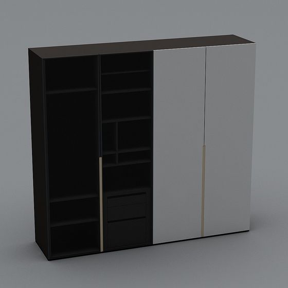 Urban Bookshelf 3D model