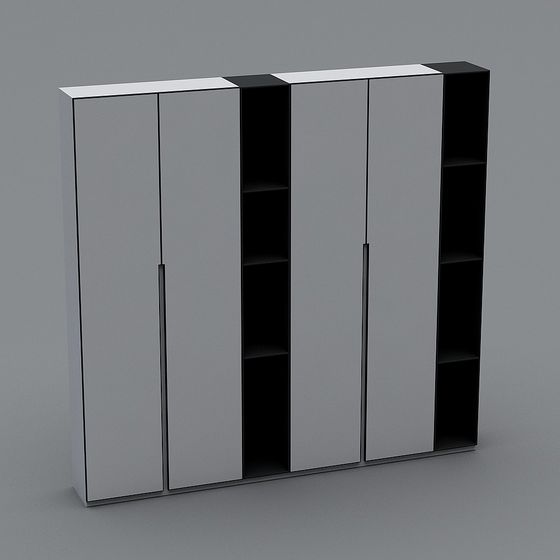 Urban Bookshelf 3D model for Modern Design