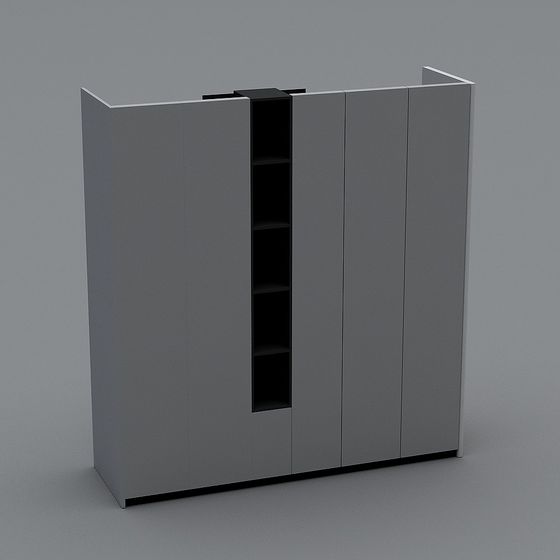 Urban Cabinet 3D model for Modern Interiors