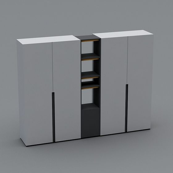 City Window Cabinet 3D model