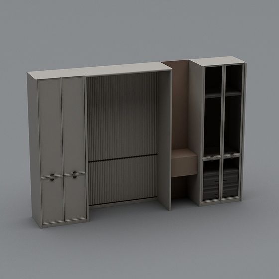 Modern Minimalist Urban Study 3D model
