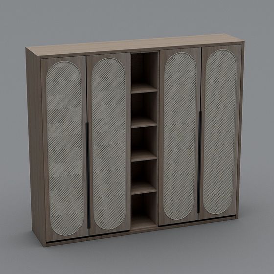 Minimalist Storage Cabinet 3D model