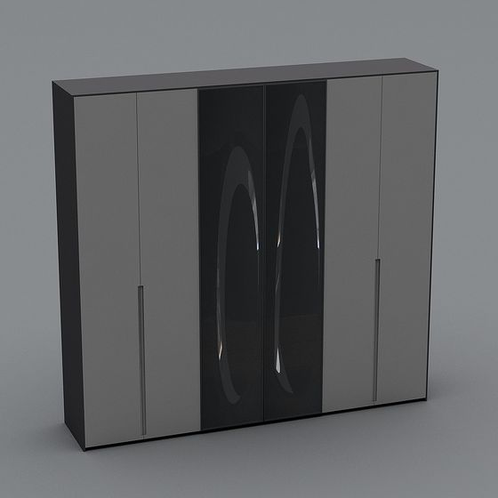City Window Cabinet 3D model