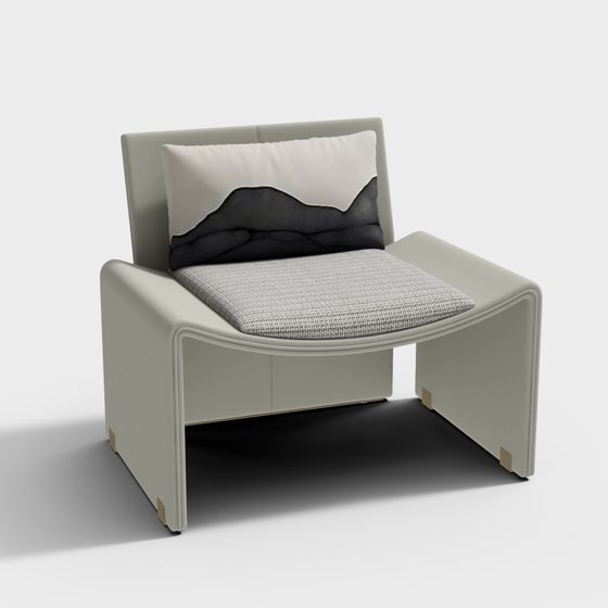 Stylish Urban Relaxation Chair 3D model