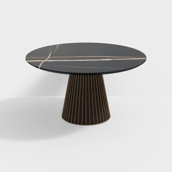 Urban Elegant Round Table 3D model