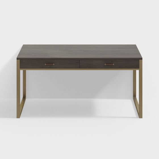 Urban Elegance Desk 3D model for Modern Workspaces