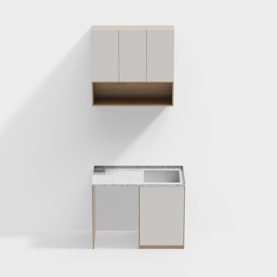 Urban Bathroom Set 3D model