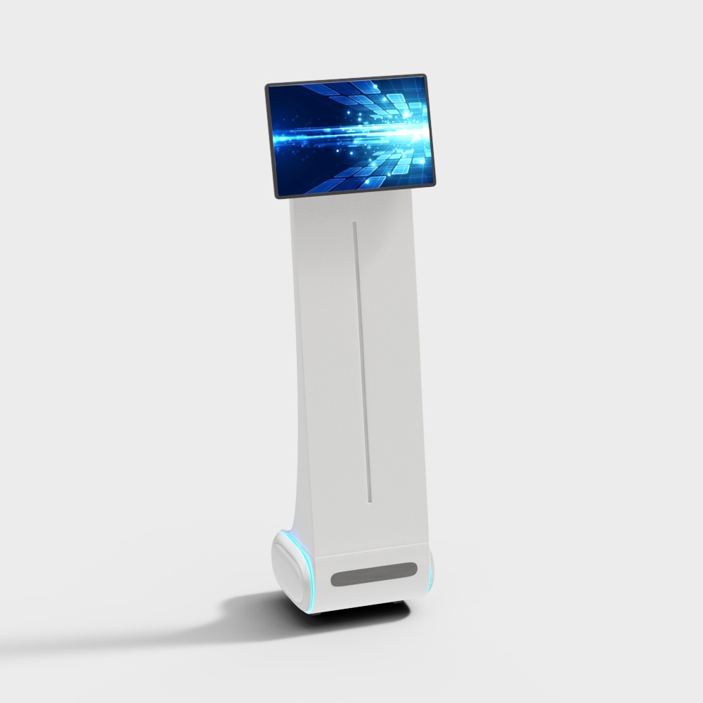 Futuristic Digital Kiosk 3D model