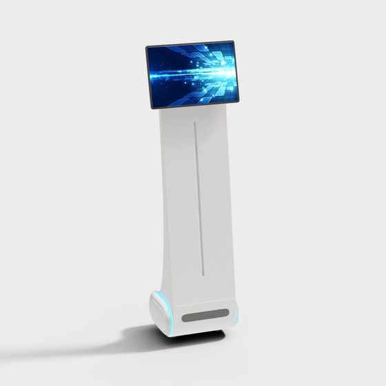 Futuristic Digital Kiosk 3D model