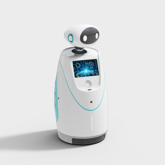 Futuristic Assistant 3D model