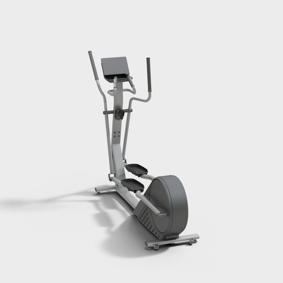 Stylish Elliptical Trainer 3D model for Modern Fitness Spaces