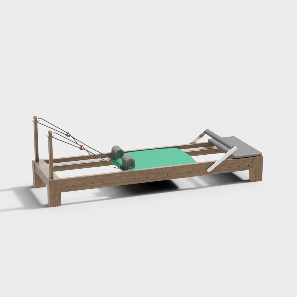 เตียงโยคะในห้องโยคะสไตล์โมเดิร์น