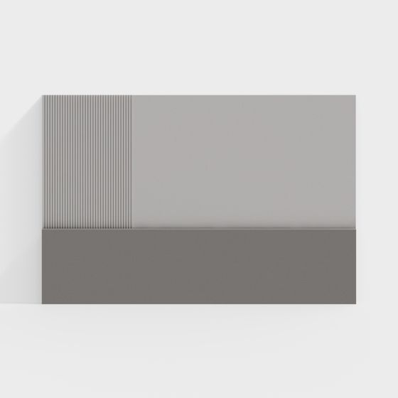 Modern Background Wall 3D Model for Stylish Spaces