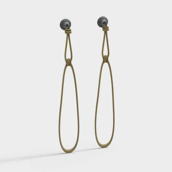 Looping Elegance 3D model