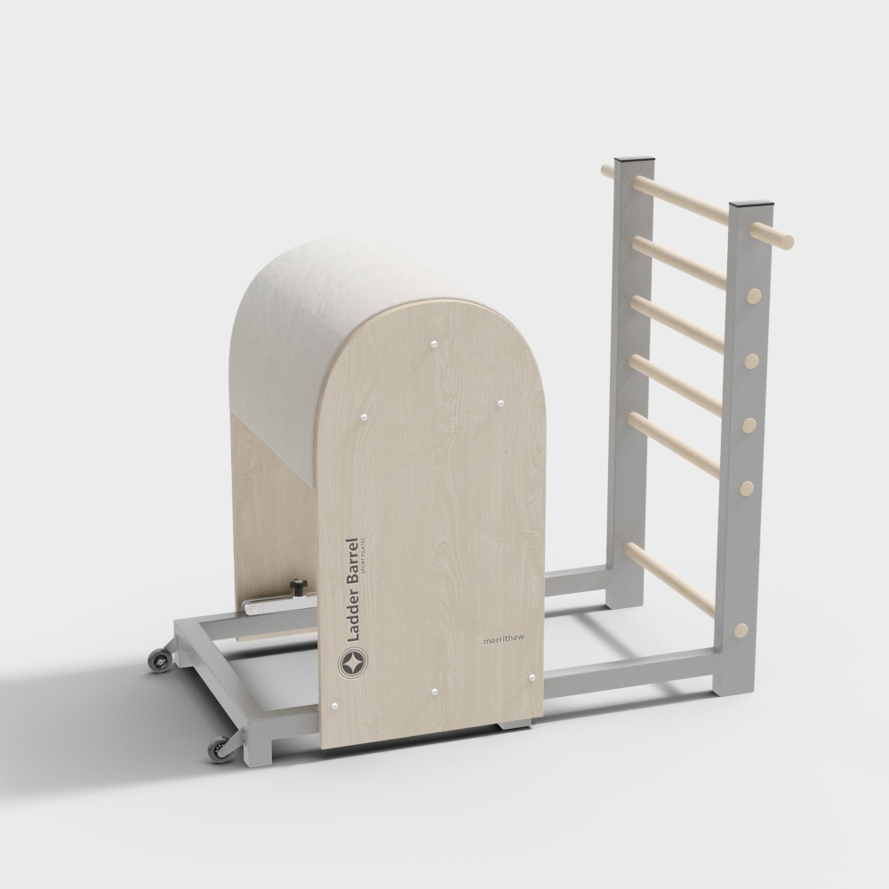 Sleek Ladder Barrel 3D model for Creative Projects