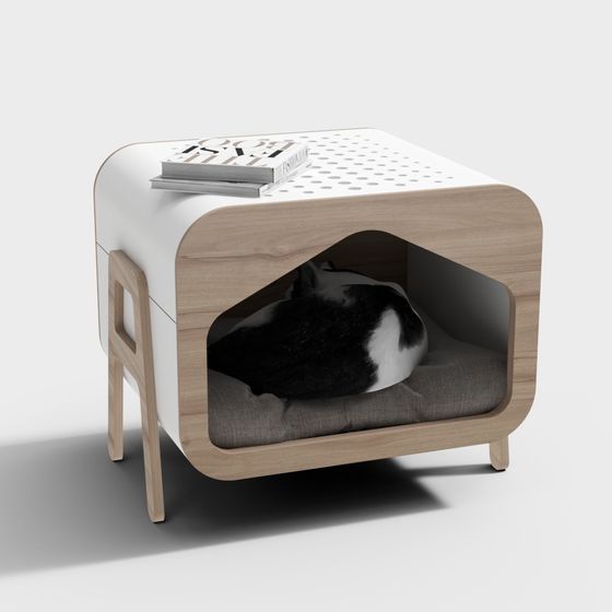 Stylish Pet Bed 3D Model for Modern Homes