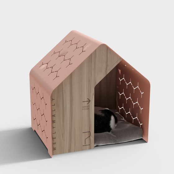 Cozy Retreat Pet House 3D model