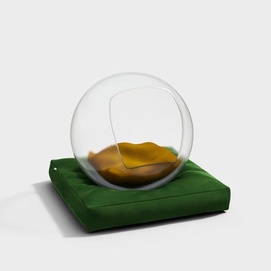 Artistic Hourglass 3D Model for Creative Projects