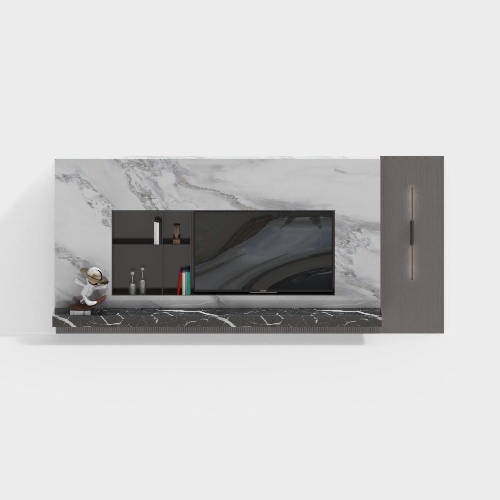 Modern background wall