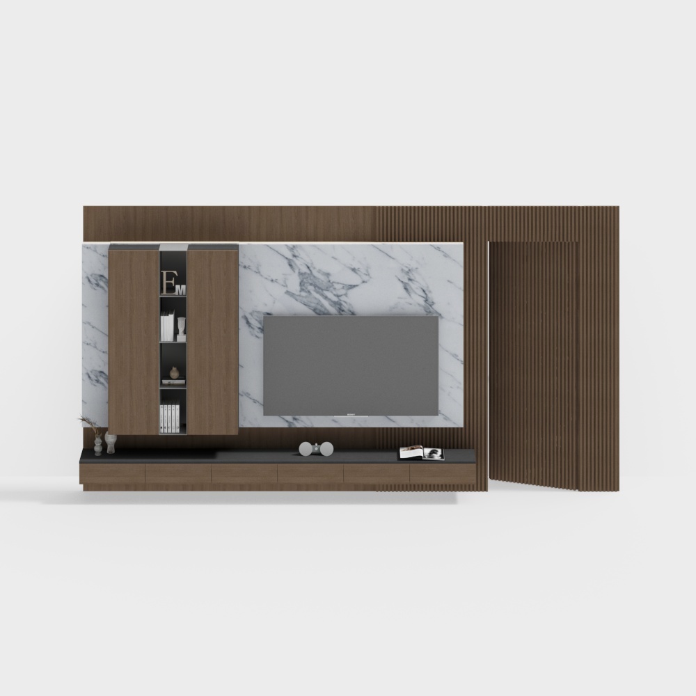 Modern background wall