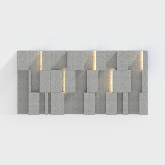 Pared de fondo moderna