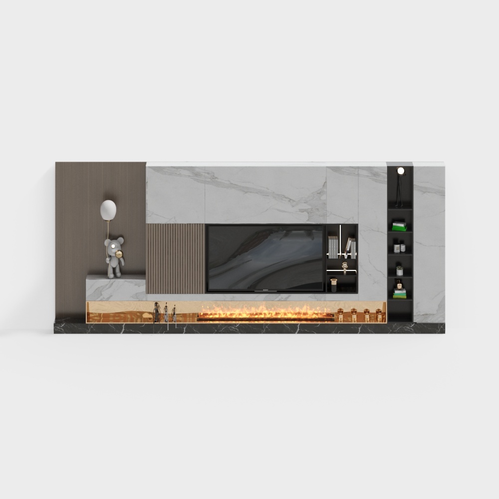 Modern background wall