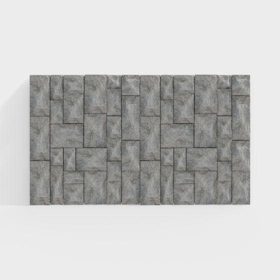 Stone Wall Texture 3D model