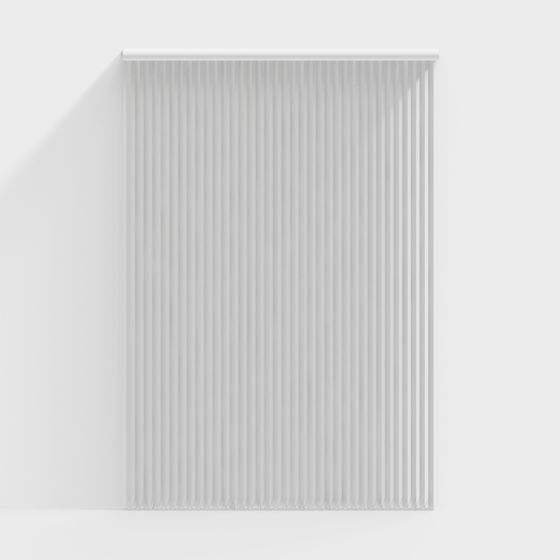 Venetian Blind 3D Model in Earth Color
