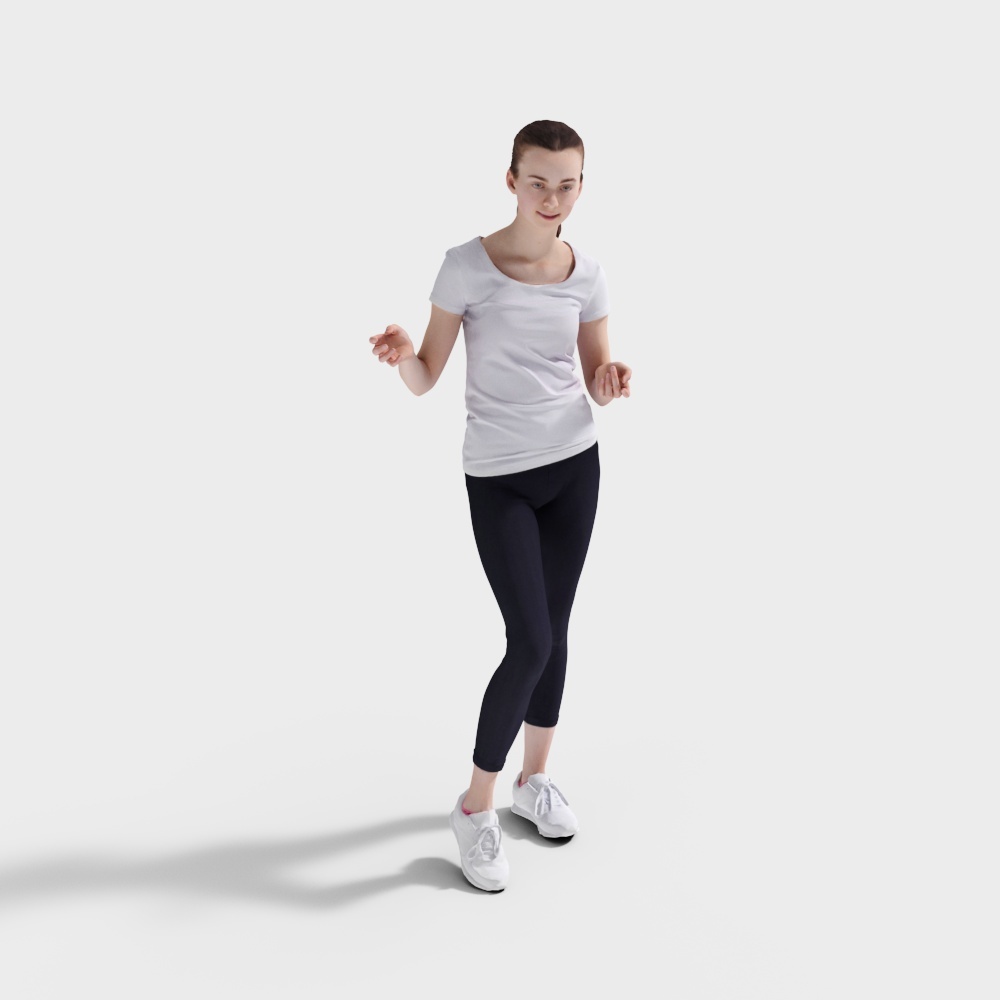 Dynamic Modern Character 3D model