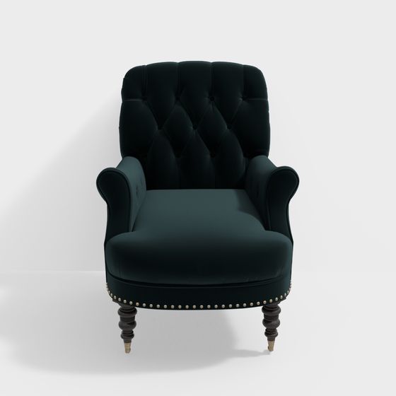 Victorian Armchair 3D Model