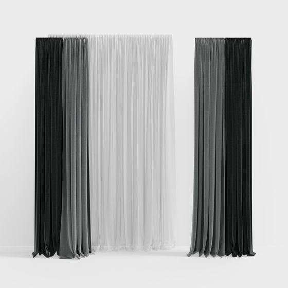 Moderne Vorhang