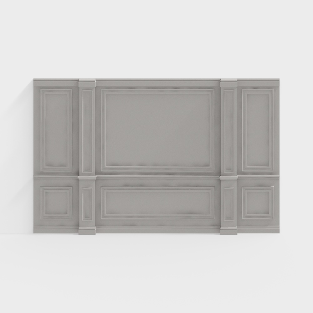 Simple European background wall